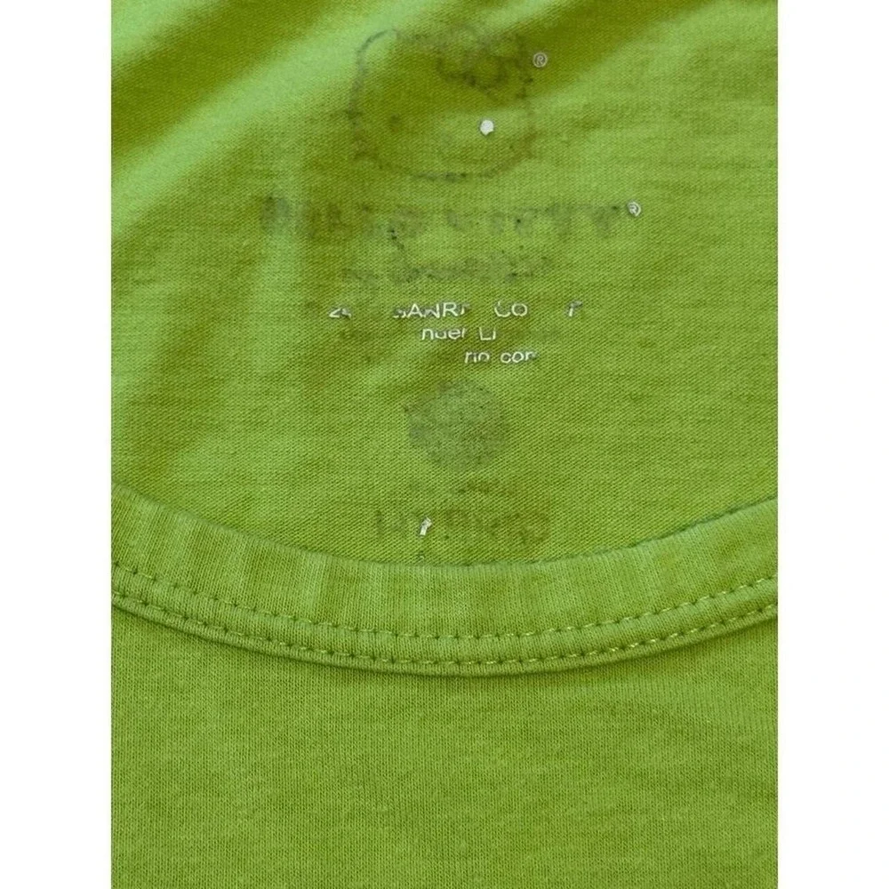 Sanrio Hello Kitty Girls Lime Green Always Be Kind Rainbow Tank Top Size M 10-12